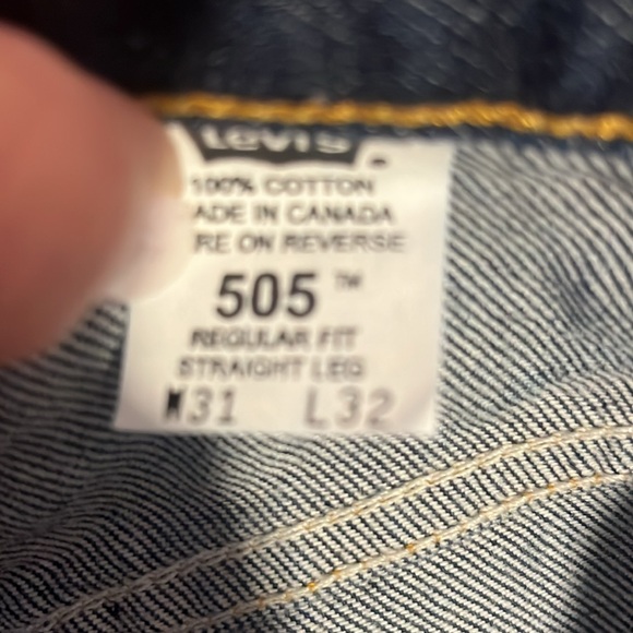 Men’s Levi’s 505 Regular fit, straight leg.  W31 L32 - Picture 4 of 4